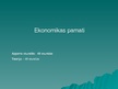 Prezentācija 'Ekonomikas pamati', 1.
