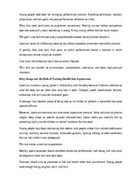 Eseja 'The role of sports in a young person’s life', 7.