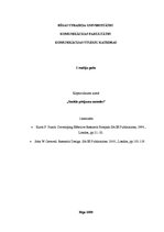 Konspekts 'Priekšlikumi, veicot pētījumu', 1.