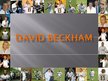 Prezentācija 'David Beckham', 1.