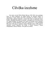 Eseja 'Cilvēka izcelsme', 1.