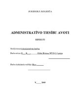 Referāts 'Administratīvo tiesību avoti', 1.