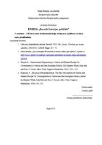 Konspekts 'Latvijas Republikas Satversmes institucionalizācija: lēmējvara, izpildvara un ti', 1.