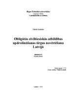 Referāts 'OCTA apdrošināšanas tirgus Latvijā', 1.