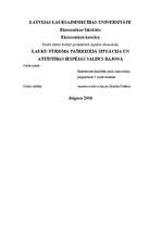 Referāts 'Lauku tūrisma pašreizējā situācija un attīstības iespējas Saldus rajonā', 1.