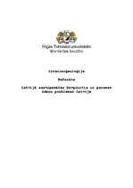 Referāts 'Latvijā sastopamākās būvgruntis un pazemes ūdeņu problēmas Latvijā', 1.