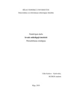 Paraugs 'Pārmeklēšanas stratēģijas', 1.