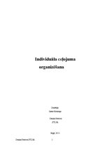 Referāts 'Individuāla ceļojuma organizēšana', 1.