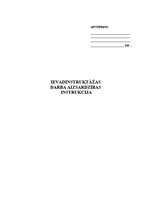 Referāts 'Ievadinstruktāža darba drošībā', 1.