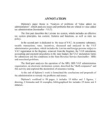 Diplomdarbs 'Pievienotās vērtības nodokļa administrēšanas problēmu analīze', 2.