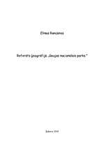 Konspekts 'Gaujas Nacionālais parks', 1.