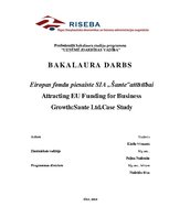 Diplomdarbs 'Eiropas fondu piesaiste', 1.