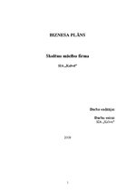 Biznesa plāns 'Biznesa plāns SIA "Kalvei"', 1.