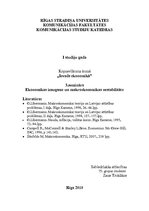 Konspekts 'Ekonomikas izaugsme un makroekonomikas nestabilitāte', 1.