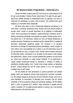 Eseja 'ES ekonomiskās integrācijas izaicinājums', 1.