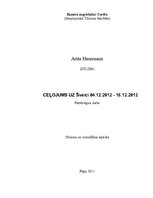 Referāts 'Autobusa ceļojums uz Šveici', 1.