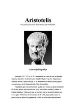 Konspekts 'Aristotelis', 1.