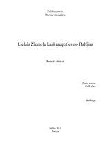 Referāts 'Lielais Ziemeļu karš', 1.