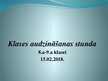 Prakses atskaite 'Klases audzināšanas stunda. Draudzīga skola', 25.