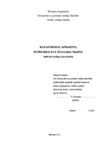Referāts 'Katastrofas apraksts. Plūdi Jelgavā 2010.gadā', 1.