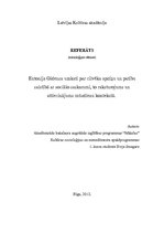 Konspekts 'Entonija Gidensa uzskati par cilvēka apziņu un patību', 1.