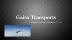 Prezentācija 'Gaisa transports', 1.