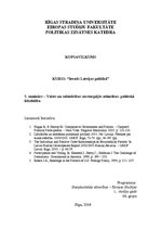 Konspekts 'Valsts un sabiedrības savstarpējās attiecības: politiskā līdzdalība', 1.