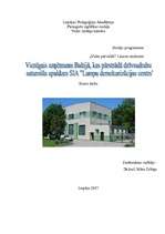 Referāts 'Vienīgais uzņēmums Baltijā, kas pārstrādā dzīvsudrabu saturošās spuldzes', 1.