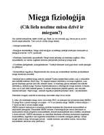 Referāts 'Miegs, sapņi, žāvas', 3.