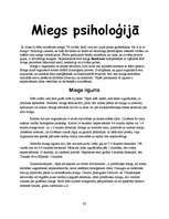 Referāts 'Miegs, sapņi, žāvas', 5.