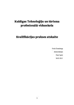 Prakses atskaite 'Automehāniķa prakses atskaite', 1.