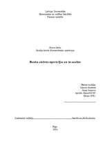 Referāts 'Banku aktīvās operācijas un to analīze', 1.