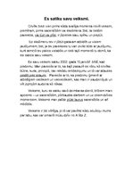Eseja 'Es satiku savu veiksmi', 1.