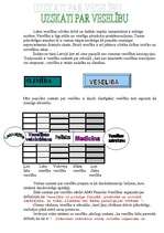 Referāts 'Veselība kā svarīgs dzīves līdzeklis', 1.