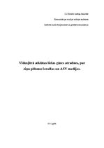 Referāts 'Vidusjūrā atklātas lielas gāzes atradnes, par ziņu plūsmu Izraēlas un ASV medijo', 1.