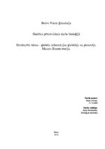 Referāts 'Strukturēts ūdens - globāls informācijas glabātājs un pārnesējs', 1.
