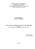 Referāts 'Valsts sociālās apdrošināšanas sistēma Latvijas Republikā', 1.