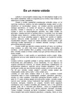 Eseja 'Es un mana valoda', 1.