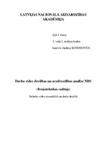 Referāts 'Darba vides drošības un arodveselības analīze NBS. Bruņutehnikas vadītājs', 1.
