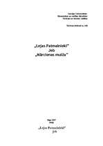 Eseja 'Mārcienas muiža', 1.