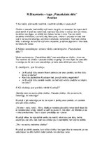 Konspekts 'Rūdolfa Blaumaņa darba "Pazudušais dēls" analīze', 1.