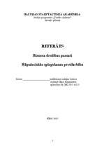 Referāts 'Biznesa drošība. Rūpnieciskās spiegošanas pretdarbība', 1.