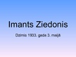 Prezentācija 'Imants Ziedonis', 1.