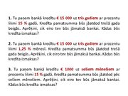 Prezentācija 'Kredītprocentu maksājumu aprēķināšana', 4.