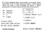Prezentācija 'Kredītprocentu maksājumu aprēķināšana', 9.