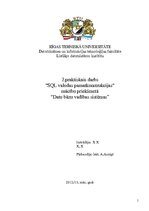 Prezentācija 'SQL valodas pamatkonstrukcijas', 1.