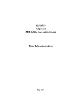 Referāts 'Informatīvais jeb ziņu biļetens', 1.