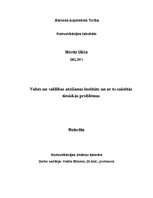Referāts 'Valsts un valdības atzīšanas institūts un ar to saistītās tiesiskās problēmas', 1.