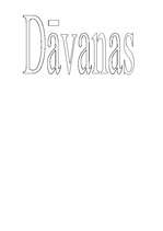 Konspekts 'Dāvanas', 1.