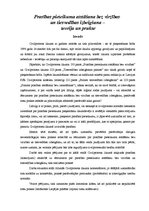 Referāts 'Prasības pieteikuma atstāšana bez virzības un tiesvedības izbeigšana – teorija u', 1.